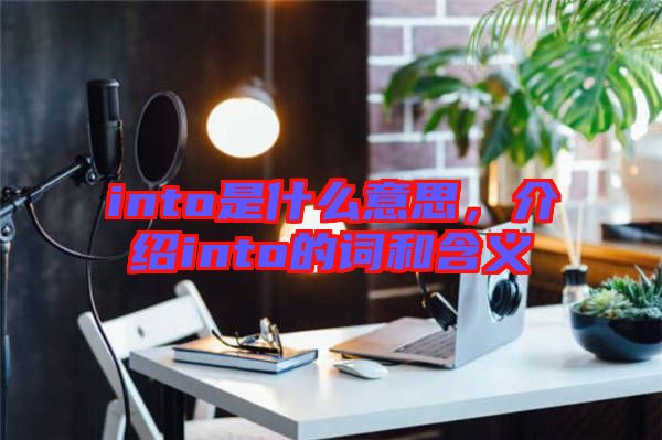 into是什么意思，介紹into的詞和含義