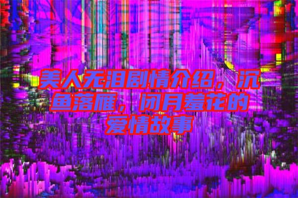 美人無淚劇情介紹，沉魚落雁，閉月羞花的愛情故事