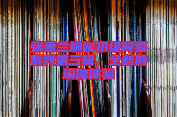 張蕙蘭瑜伽初級簡易系列第三輯，全新的瑜伽體驗