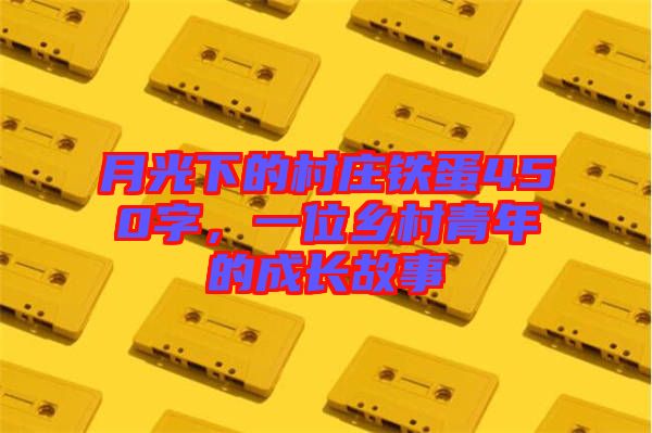 月光下的村莊鐵蛋450字，一位鄉(xiāng)村青年的成長(zhǎng)故事