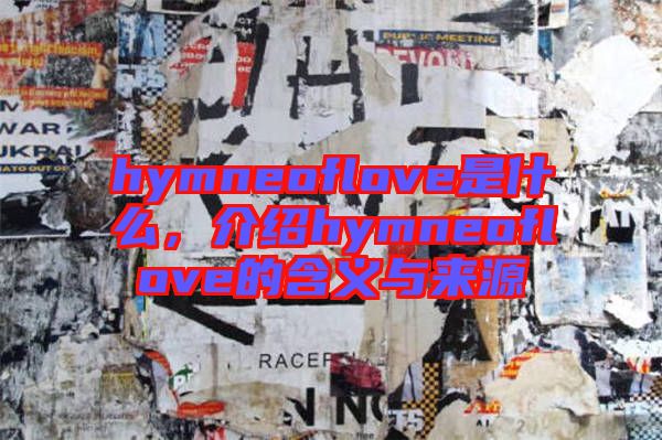 hymneoflove是什么，介紹hymneoflove的含義與來源