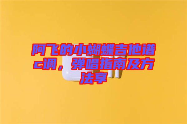 阿飛的小蝴蝶吉他譜c調，彈唱指南及方法享