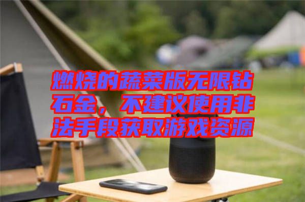 燃燒的蔬菜版無限鉆石金，不建議使用非法手段獲取游戲資源