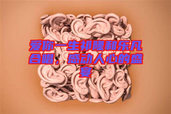 愛你一生祁隆和樂(lè)凡合唱，感動(dòng)人心的盛宴