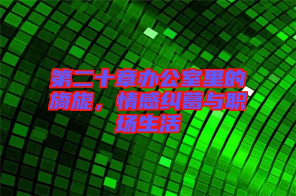 第二十章辦公室里的旖旎，情感糾葛與職場(chǎng)生活