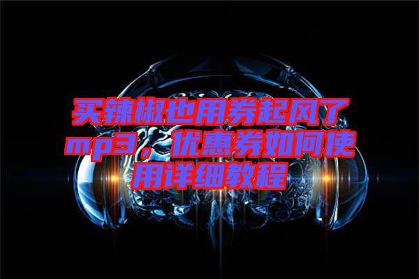 買辣椒也用券起風了mp3，優惠券如何使用詳細教程