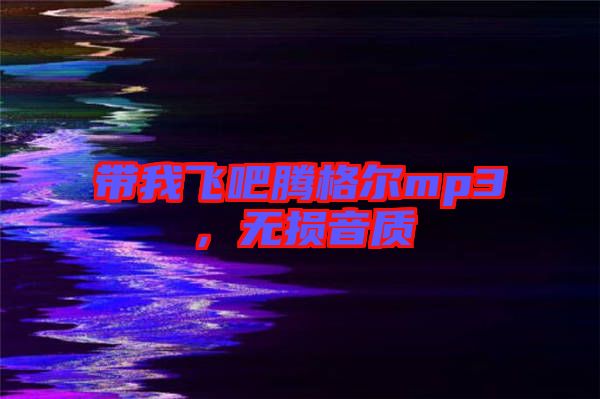 帶我飛吧騰格爾mp3，無損音質