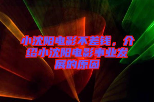 小沈陽(yáng)電影不差錢(qián)，介紹小沈陽(yáng)電影事業(yè)發(fā)展的原因