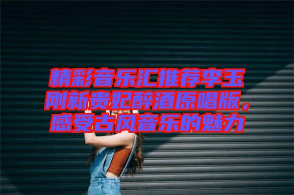 精彩音樂匯推薦李玉剛新貴妃醉酒原唱版，感受古風(fēng)音樂的魅力