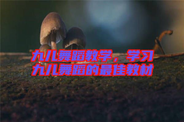 九兒舞蹈教學(xué)，學(xué)習(xí)九兒舞蹈的最佳教材