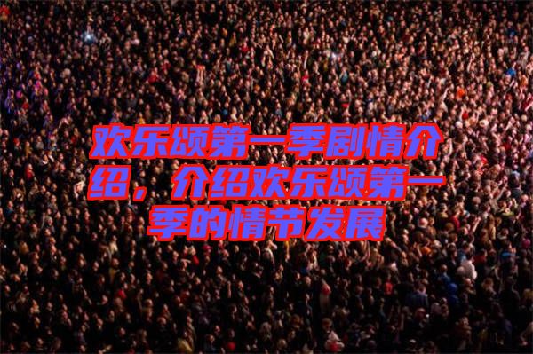 歡樂頌第一季劇情介紹，介紹歡樂頌第一季的情節發展