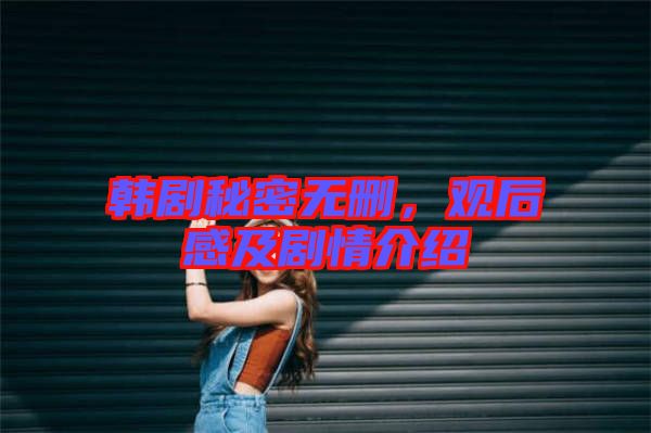韓劇秘密無刪，觀后感及劇情介紹